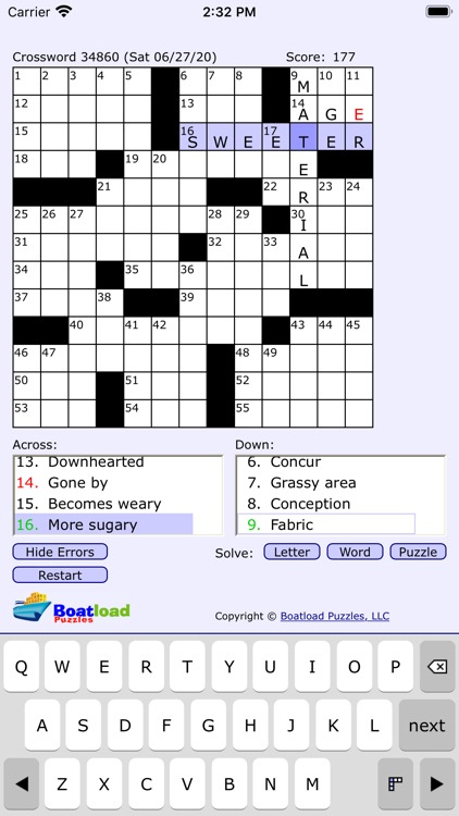 Boatload S Daily Crosswords By Boatload Puzzles 