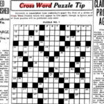 Can You Solve The Star S First Ever Crossword Puzzle From 1924 The Star