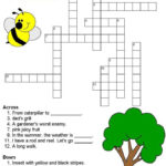 Crosswords For Kids Summer K5 Worksheets Crossword Puzzles