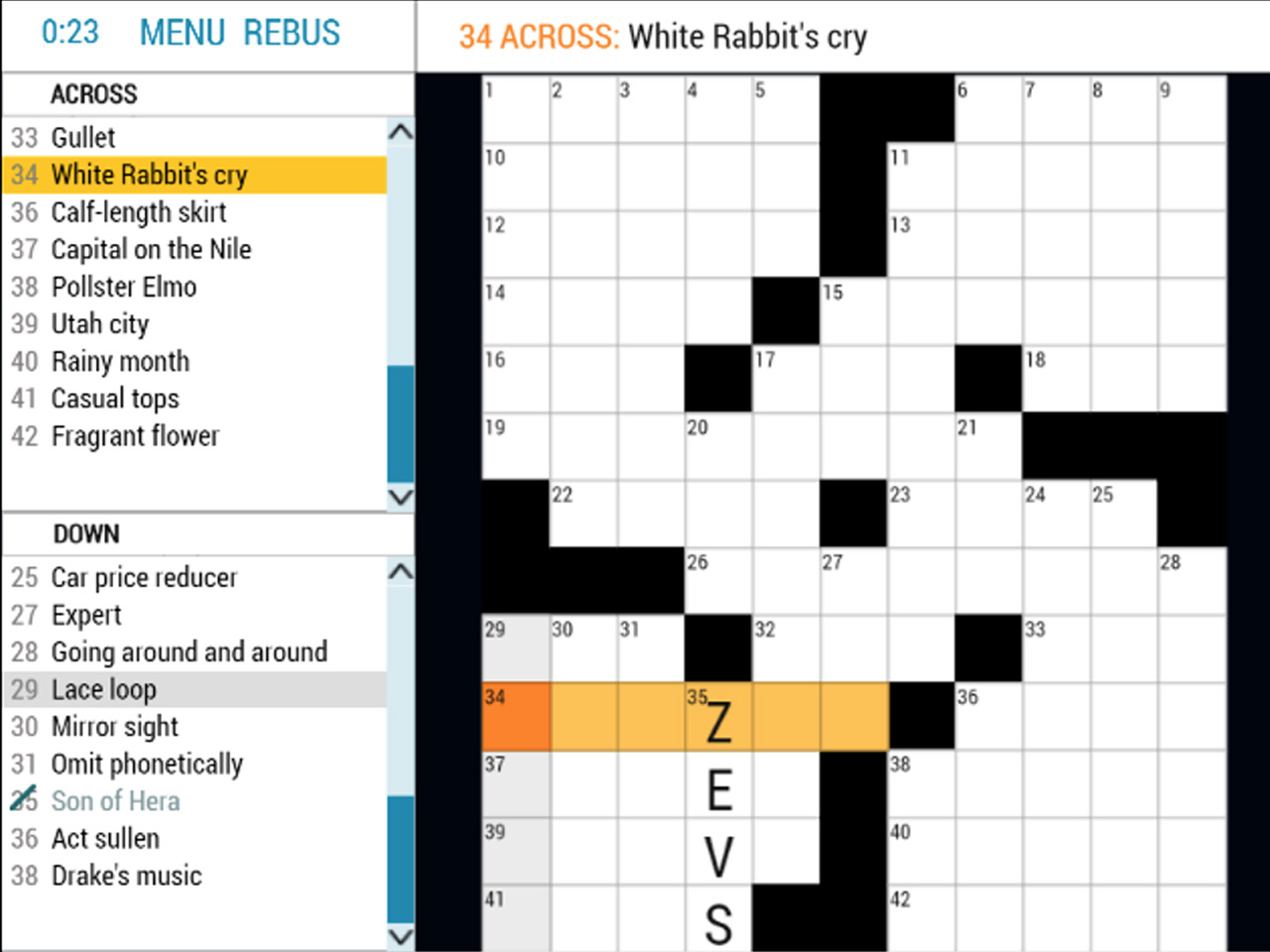 aarp free games daily crossword