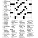 Daily Crossword Puzzle Printable Thomas Joseph Printable Crossword