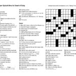 Easy Printable Crossword Puzzles For Adults 7 Best Images Of
