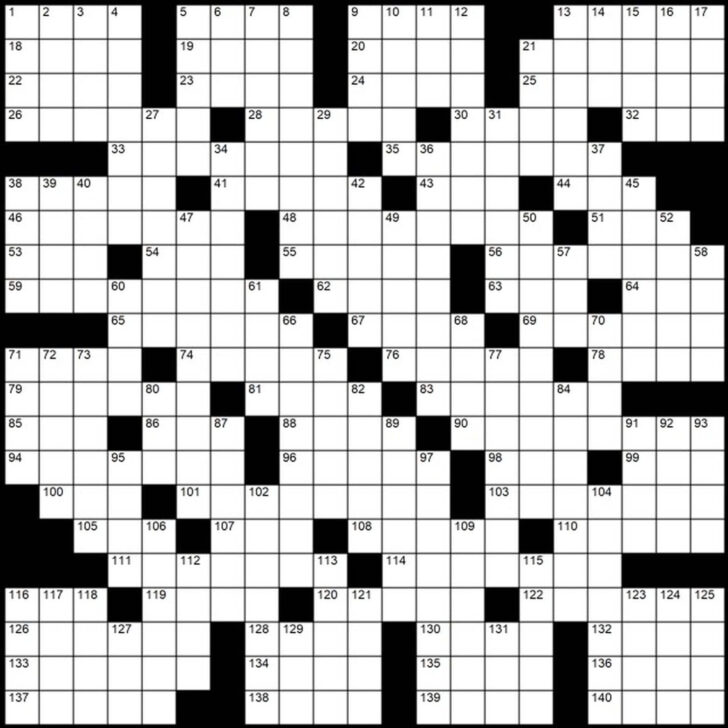 Washington Post Crossword Puzzle Daily Clues