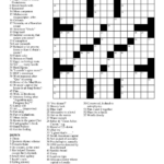 Free Printable Easy Crossword Puzzles Uk Printable Crossword Puzzles