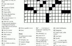 Free Printable Themed Crossword Puzzles