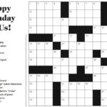 January 2020 Crossword Puzzle Answers Happy Birthday To Us