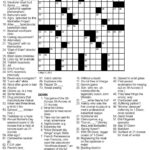 Online Printable Crossword Puzzles Free For Adults Printable