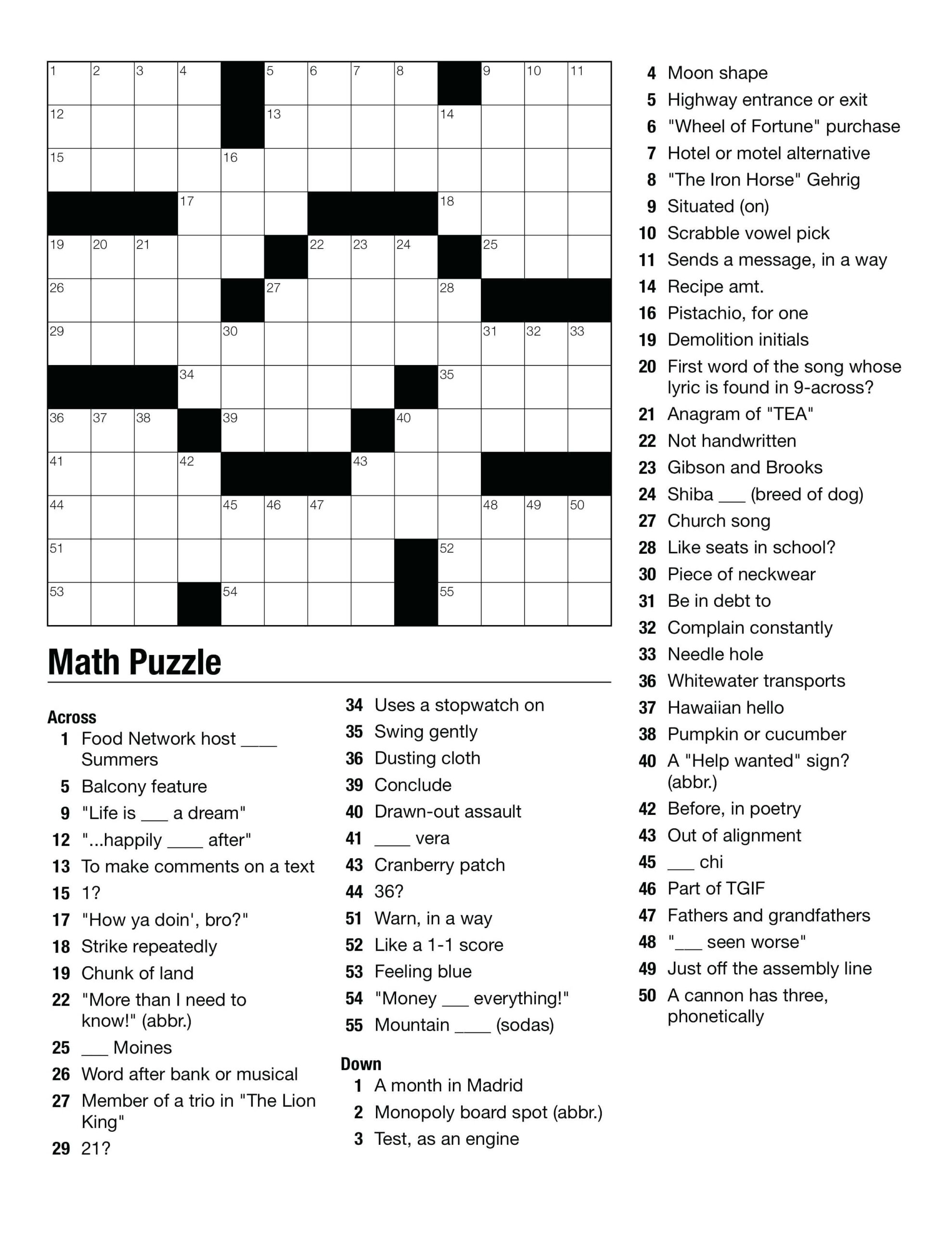 jaunts crossword