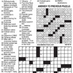 Printable Crossword Puzzles Washington Post Printable Crossword Puzzles