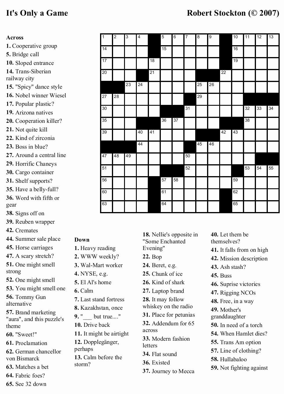 Printable Daily Crosswords For March 2019 Printable Crossword Puzzles