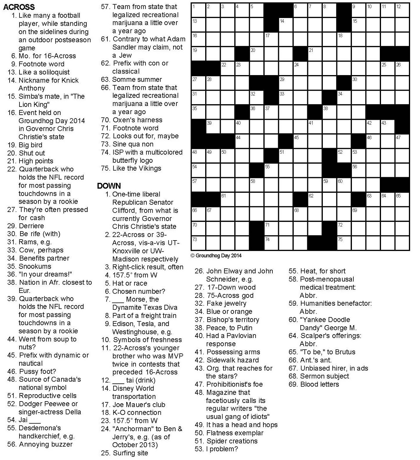 Printable Hard Crossword Puzzles For Adults Printable Crossword Puzzles