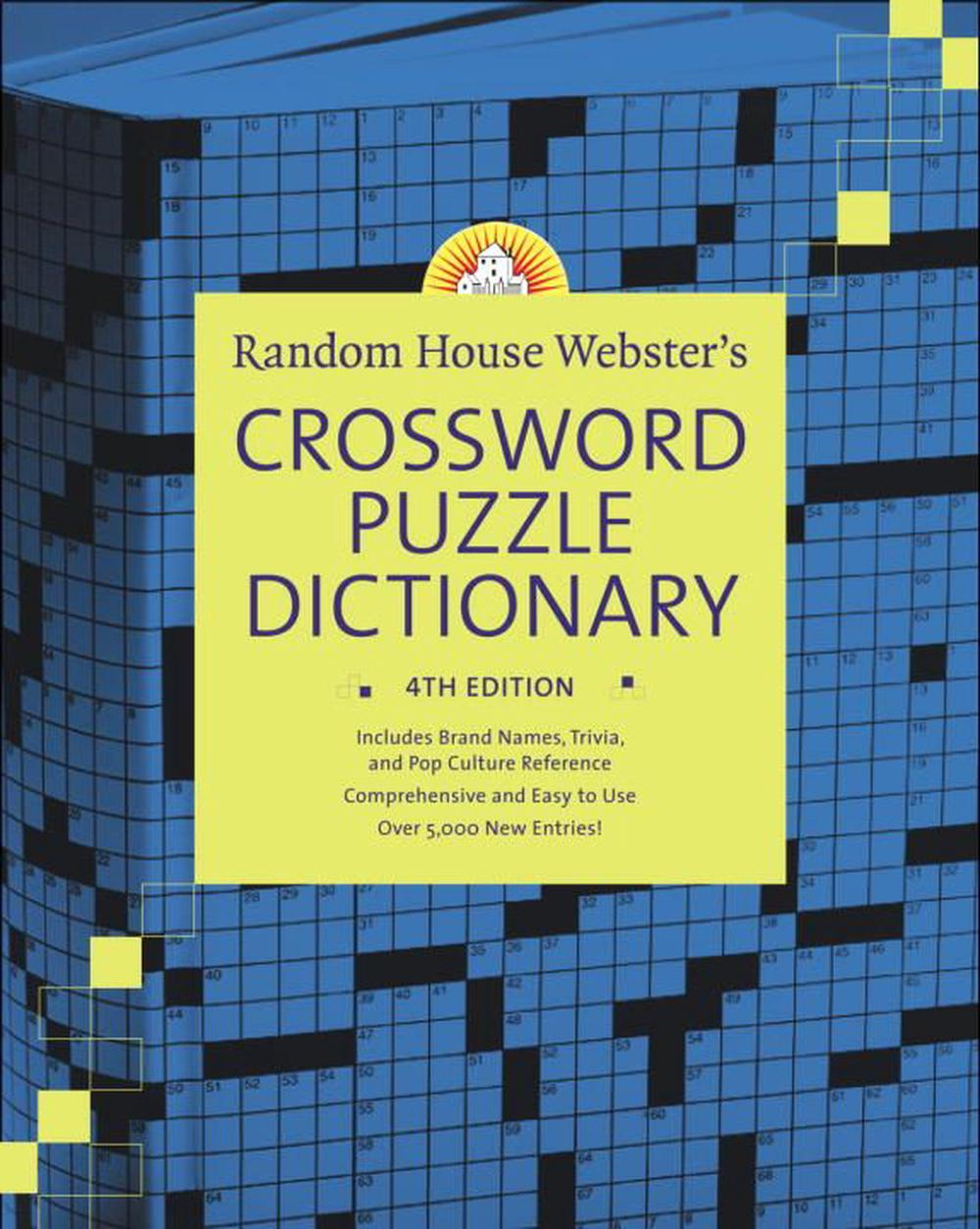 Random House Webster s Crossword Puzzle Dictionary By Stephen Elliott 