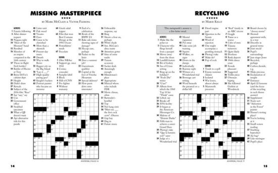 Wall Street Journal Crossword Answers