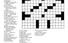 Usa Today Crossword Printable Version Printable Crossword Puzzles
