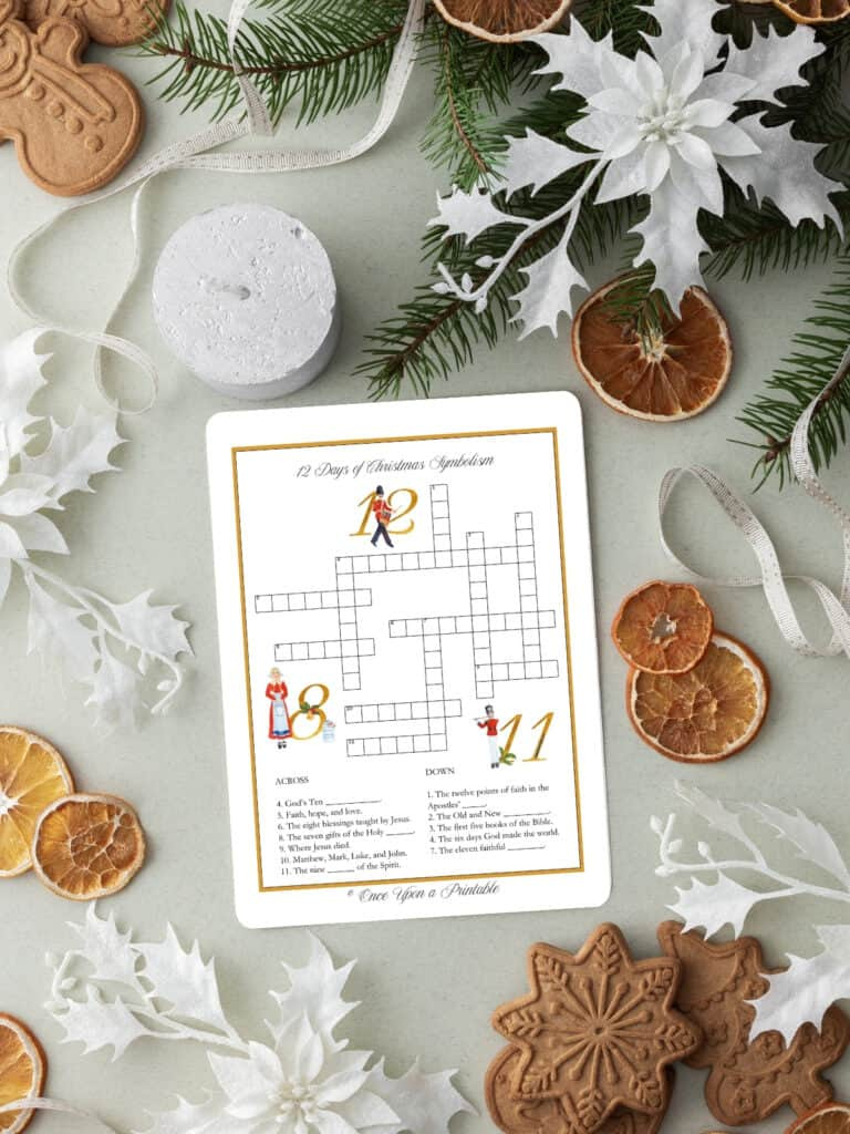 12 Days Of Christmas Crossword Puzzles (Free Printable) - Once with Christmas Decorations Crossword Puzzles