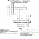 A Crossword About "A Christmas Carol"   The Crazy Teacher'S Blog For Christmas Carols Crossword Puzzles