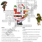 Christmas Carols And Songs Crossword   Esl Worksheetenglishchris For Christmas Carol Crossword Puzzles Answer Key