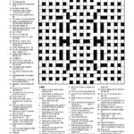 Christmas Crossword 25X25 Regarding Adult Christmas Crossword Puzzles