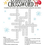 Christmas Crossword, Crossword With Answer Key, Printable Regarding Answers To Christmas Crossword Puzzles