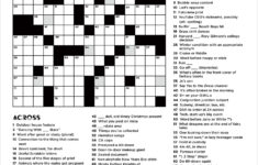 Christmas Crossword Puzzle 2018 - Karen Kavett inside Christmas Crossword Puzzles Adults