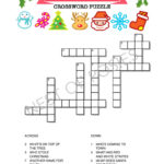 Christmas Crossword Puzzle Logo   Nest Of Posies Pertaining To Christmas Crossword Puzzles Answer Key