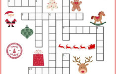 Christmas Crossword Puzzle Printable - Thrifty Momma'S Tips pertaining to Christmas Crossword Puzzles Free