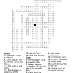 Christmas Songs Crossword   Wordmint In Christmas Song Crossword Puzzles