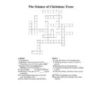 Christmas Tree Crossword Puzzle – #Learnaboutag! In Christmas Tree Crossword Puzzles