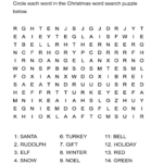 Christmas Word Search Puzzle   All Esl Intended For Christmas Word Searches And Crossword Puzzles