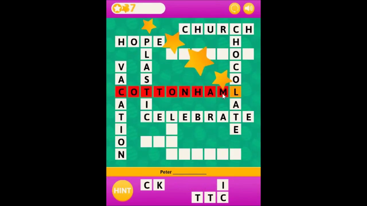 Easter Crossword Puzzle Gameplay inside Abcya Christmas Crossword Puzzles Answers