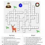 Free Christmas Crossword For Esl Classes + Fillable Version For In Christmas Crossword Puzzles Online