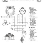 Santa'S Crossword • Beeloo Printable Crafts And Activities For Kids With Regard To Christmas Song Crossword Puzzles