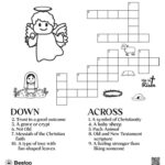 Easter Crossword Puzzle Inside Easter Crossword Puzzles Religious
