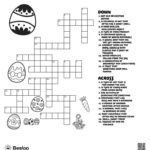 Easter Crossword Puzzle Intended For Easter Crossword Puzzles P