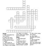 Easter Story Crossword   Wordmint Intended For Easter Story Crossword Puzzles Answers