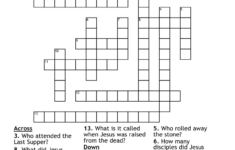 Easter Story Crossword - Wordmint intended for Easter Story Crossword Puzzles Answers