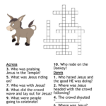Easter Story Crossword   Wordmint Pertaining To Easter Story Crossword Puzzles Answers