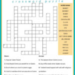 Free Easter Crossword Puzzle Printable   2 Versions & Answer Key Intended For Free Prinatable Easter Crossword Puzzles
