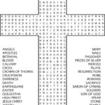 Word Search Sunday School   10 Free Pdf Printables | Printablee Inside Easter Crossword Puzzles For Sunday School