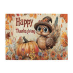 500 Pcs 500 Piece Puzzle For Adults Pumpkin And Cute Turkey Happy Throughout 500 Pieces Thanksgiving Puzzle