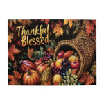 500 Pcs Thankful Blessed Slogan Harvest Fruits Puzzles For Adults Regarding 500 Piece Thanksgiving Puzzle
