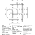 Chemistry & Thanksgiving Terminology Crossword   Wordmint With Regard To Thanksgiving Element Puzzle