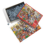 Doodletown: Thanksgiving Togetherness   1000 Teile   Cobble Hill With Thanksgiving Puzzle 1000