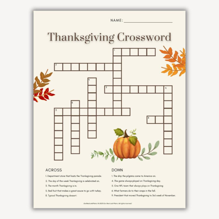 Puzzle Thanksgiving