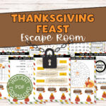 Escape Room Thanksgiving   Etsy Intended For Thanksgiving With Granny Logic Puzzle Answers