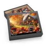 Fall Season Thanksgiving Dinner Puzzle, Autumn Afternoon Puzzle Throughout Thanksgiving Puzzle 500 Piece
