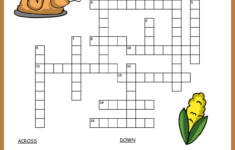 Free Printable Thanksgiving Crossword in Free Thanksgiving Crossword Puzzles For Adults