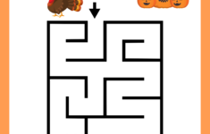 Free Printable Thanksgiving Maze Worksheets And Puzzles – Free regarding Thanksgiving Maze Puzzles