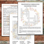 Free Printable Thanksgiving Puzzles Focused On God'S Faithfulness With Regard To Christian Thanksgiving Puzzles
