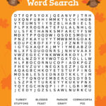 Free Printable Thanksgiving Word Search   Play Party Plan Throughout Thanksgiving Word Searches And Crossword Puzzles